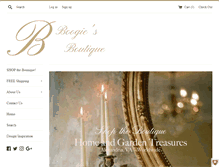 Tablet Screenshot of boogies-boutique.com